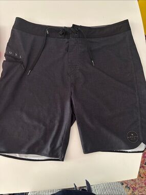 Rip Curl Men's Black Boardshorts with Drawstring